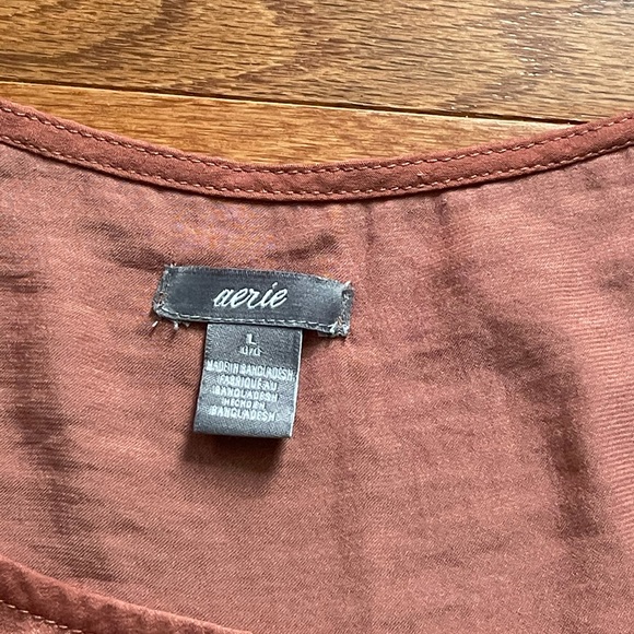 ✨ Aerie Pink Baby Doll Dress Size Large - Picture 3 of 5